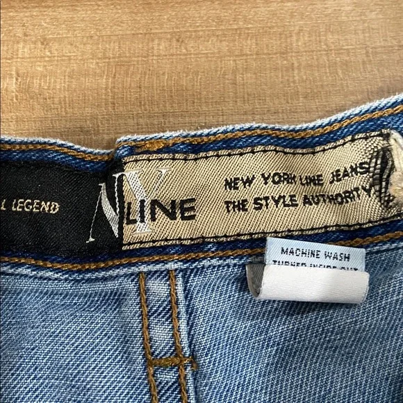 Classic High-Waist Blue Denim Shorts - Picture 2 of 12